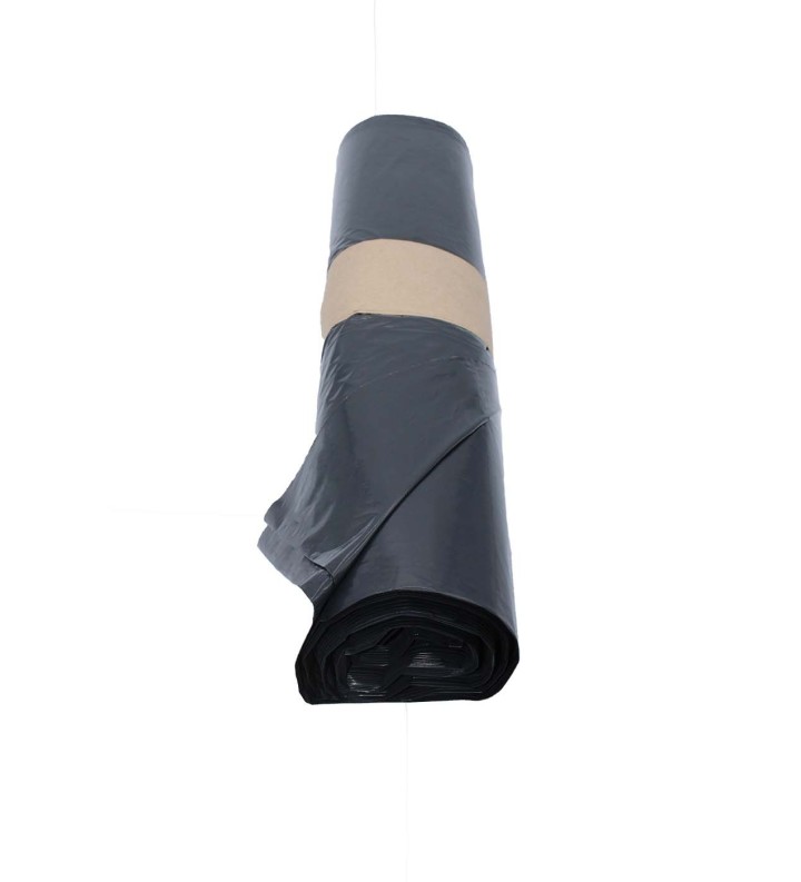 Poubelle PEBD Noir 50L Rouleau //400