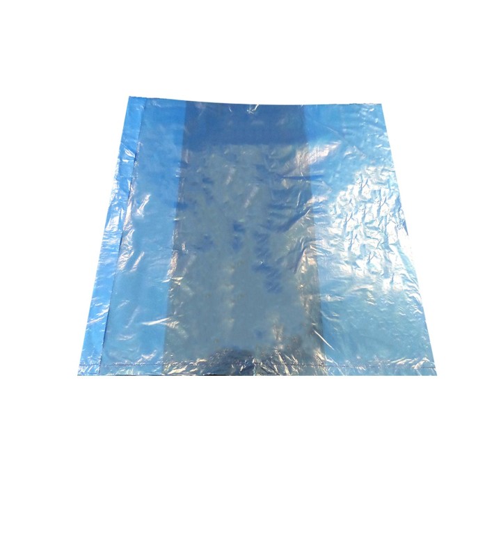 *Sac fond de caisse non liassé PEHD Bleu 650+225+225x650 //1000