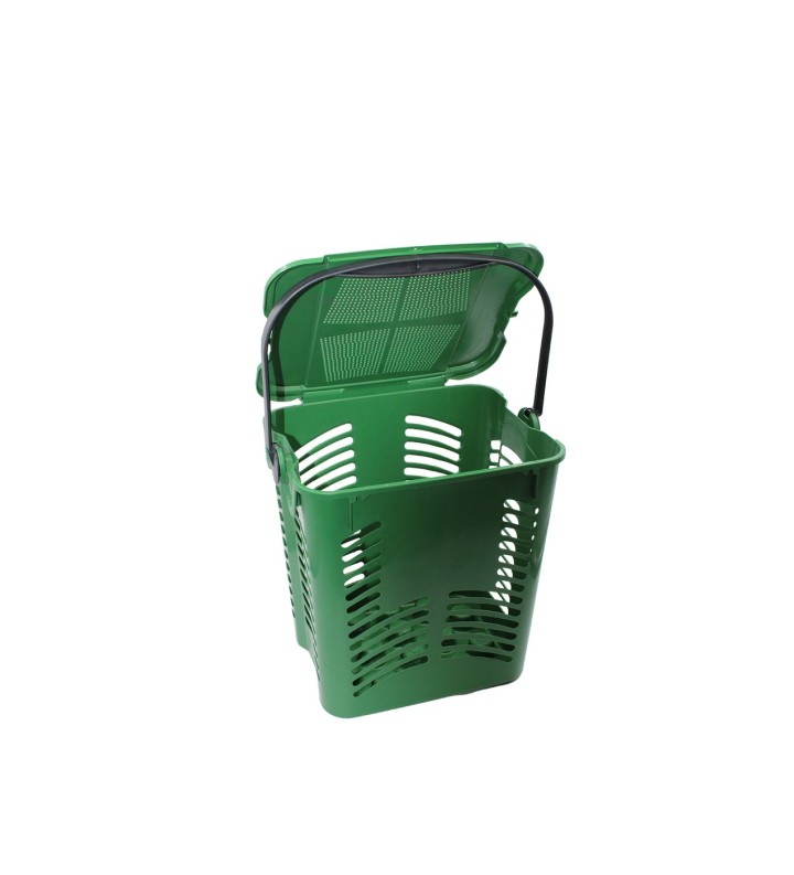 Bio Seau Ajouré Vert 7L Poignée PP Fermeture Sécurisée //seau