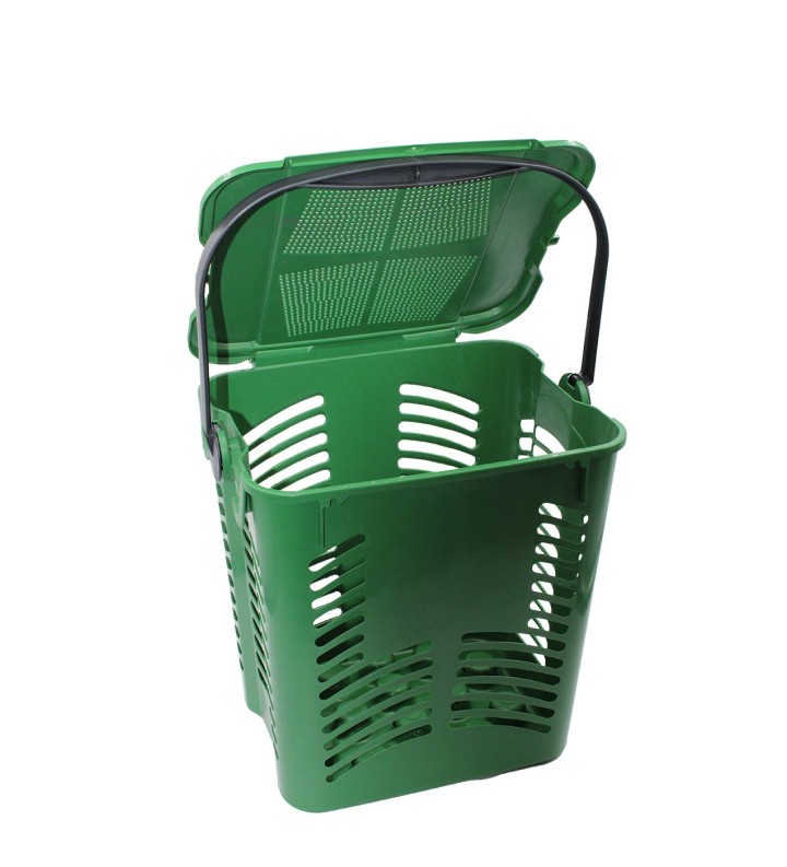 Bio Seau Ajouré Vert 10L Poignée PP Fermeture Sécurisée //seau