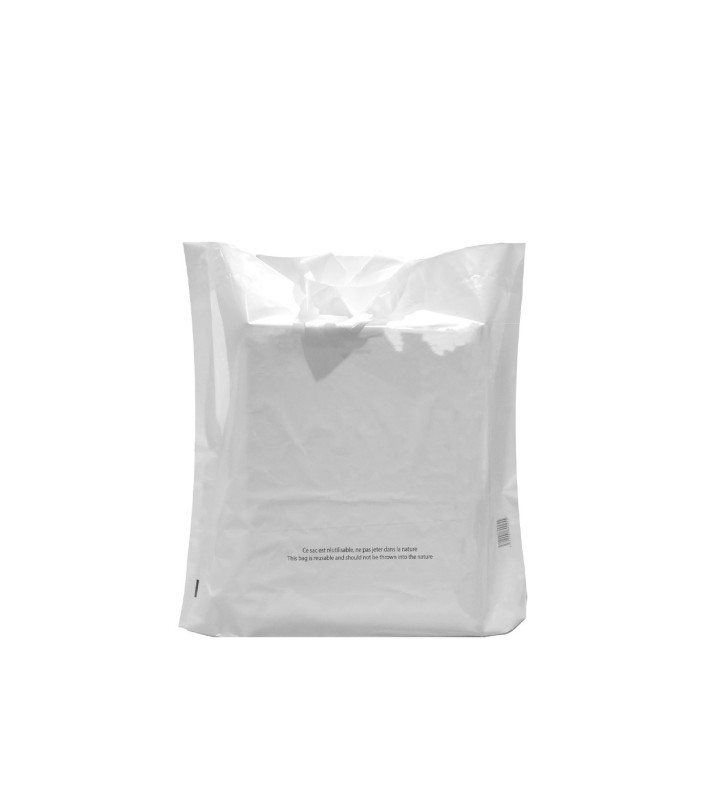 Sac Anse souple PEBD blanc-450x450+SF100 +RABAT 60 / 250 sacs