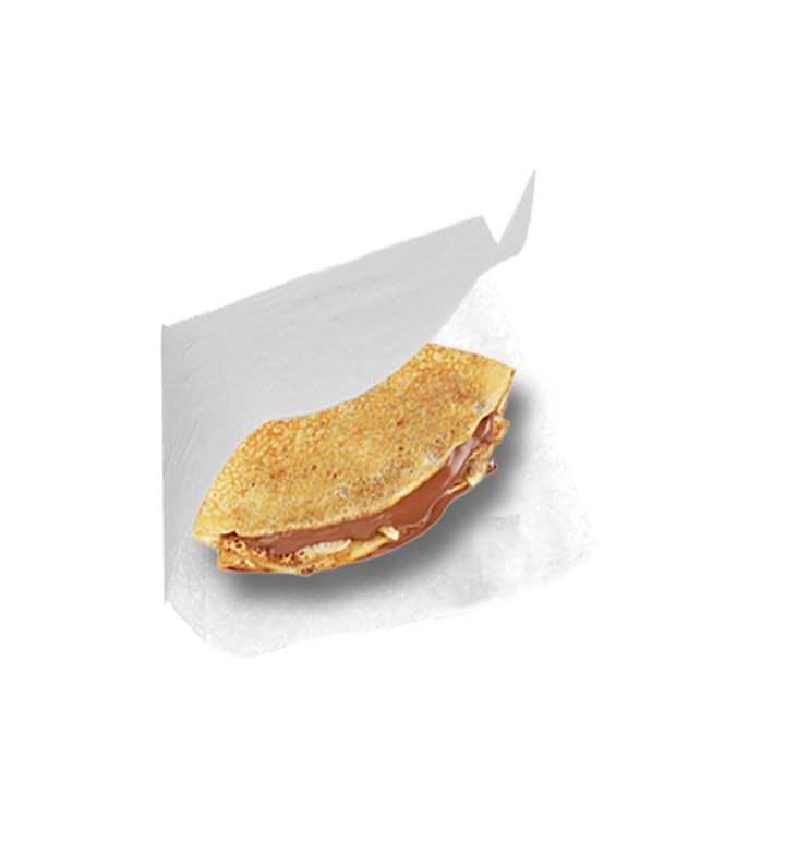 Sachet Crêpe Burger Kebab Fendu Kraft Blanc 130x220 //1000