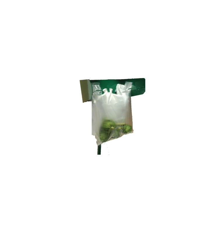 Dévidoir à broches sac salade point de colle metal vert