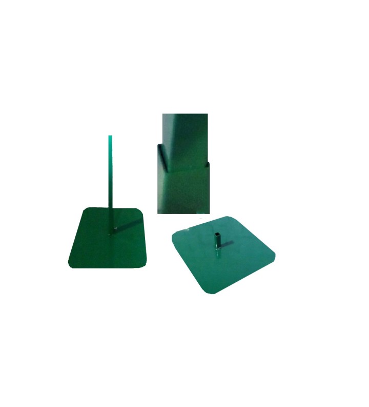 Pied adaptable + socle - emballage carton individuel