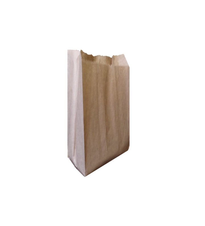 Sac F&L et Commerce Traditionnel Kraft Brun 140+90x220 0.5Kg //1000