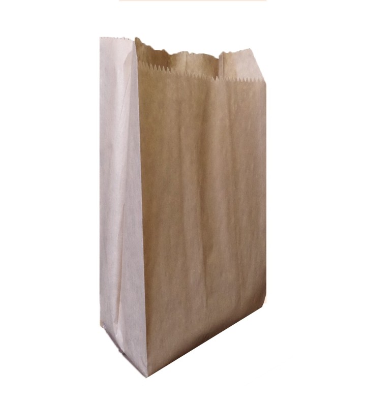Sac F&L et Commerce Traditionnel Kraft Brun 240+95x380 4kg //1000