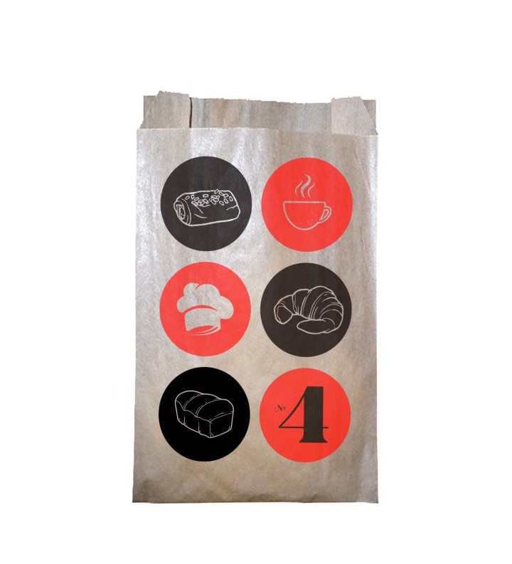 Sac croissant Kraft Brun gamme "Nuance" N°104