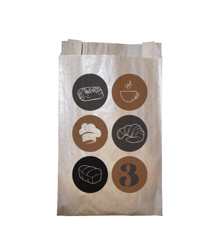 Sac Croissant Kraft Brun Gamme "Nuance" N°103