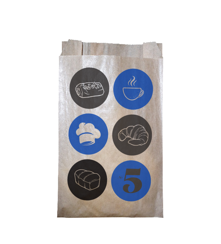 Sac Croissant Kraft Brun Gamme "Nuance" N°105