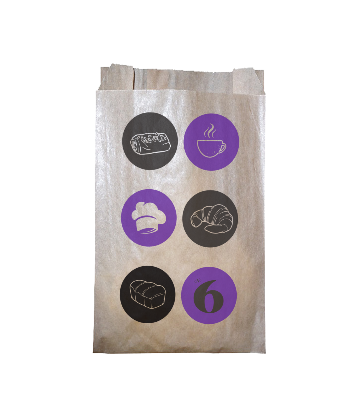 Sac Croissant Kraft Brun Gamme "Nuance" N°106