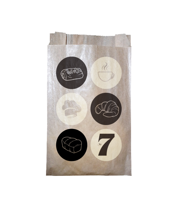 Sac Croissant Kraft Brun Gamme "Nuance" N°107