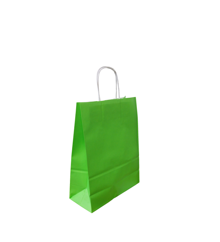 Sac Kraft Brun Recyclé Poignée Plate 180+80x220+SF80 - Evenplast