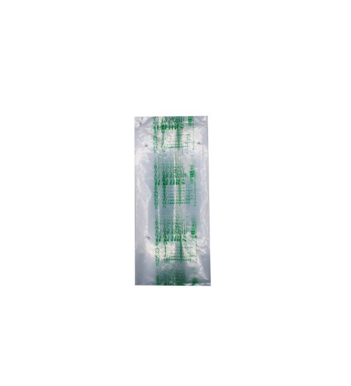 Liasse PEBD Transparent Pain Tranché Vert  160+50+50x350+P //1000
