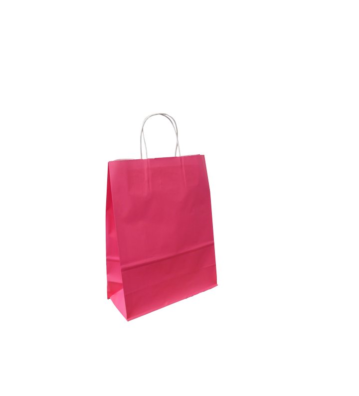 Sac Cabas Avec Anses Torsadées Rose 240+110x320