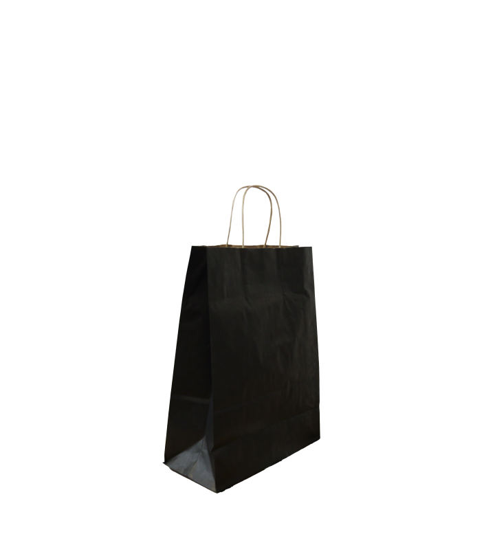 Sac Kraft Brun Recyclé Poignée Plate 180+80x220+SF80 - Evenplast