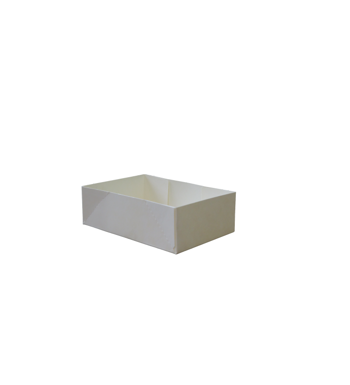 Caissette Sans Couvercle Blanc 16x11x50 //100