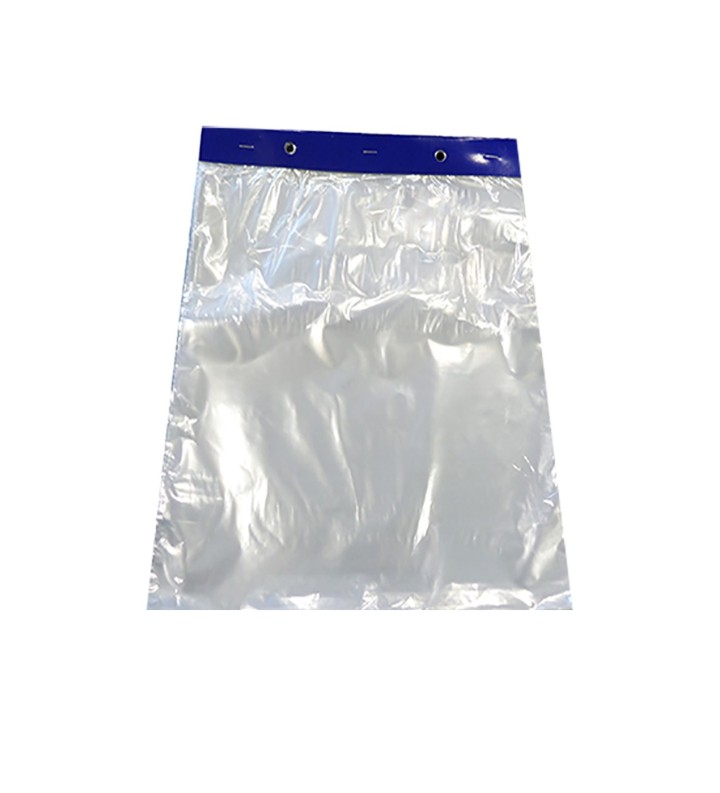 *Liasse PEBD Transparent 230x310+P OD+cartonnette bleue //5000