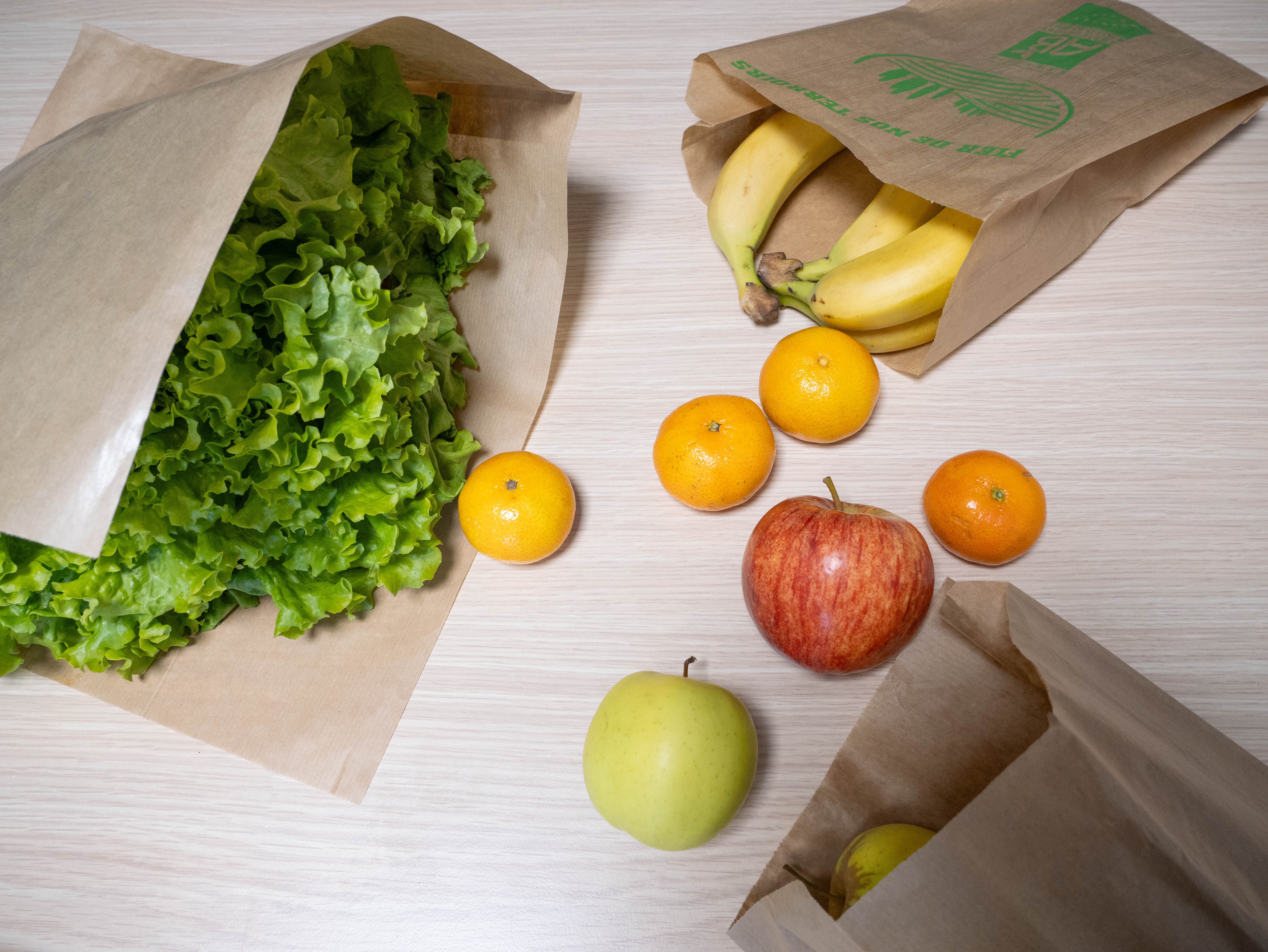 Sacs produits en vrac}